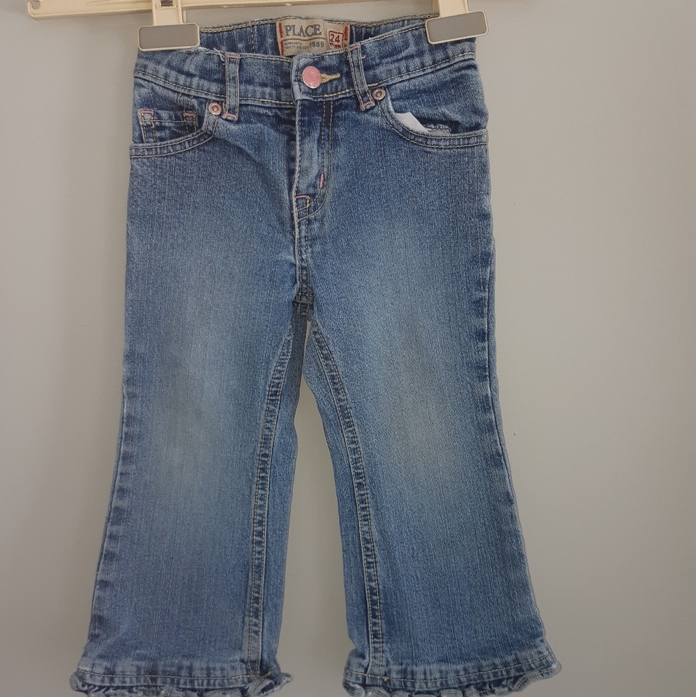 10 For 10$ Place baby girl jeans size 24 M